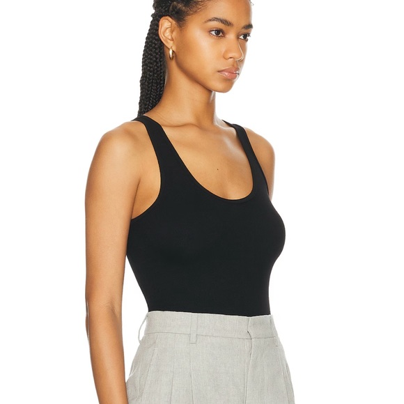 Enza Costa Women’s Scoop Neck Tank Top | Black | Sz Medium - Picture 3 of 9